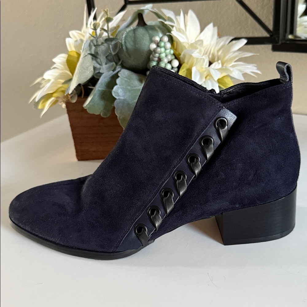 Donald Pliner Avea Suede Leather Ankle Booties - Picture 5 of 13